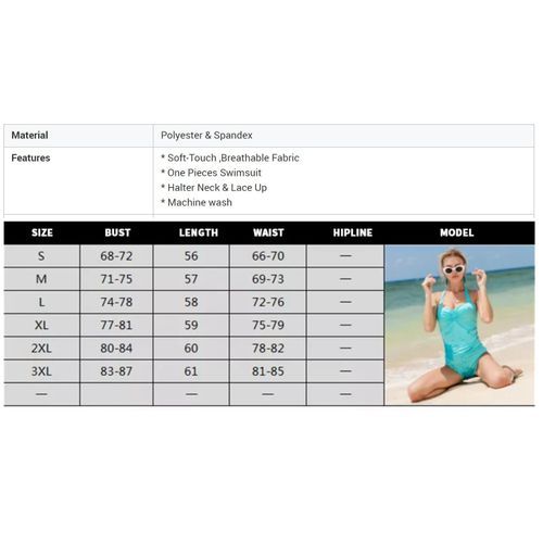 Women's Sexy One Piece Solid Color Beach Swimsuit - Sky Blue