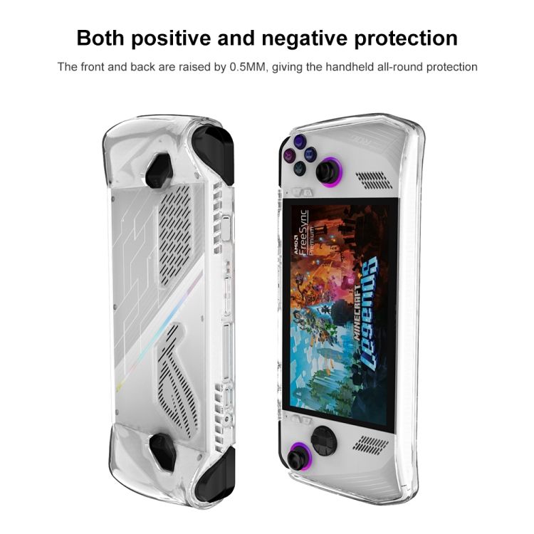 For ASUS Rog Ally Game Console TPU Case Cover TPU Case Transparent