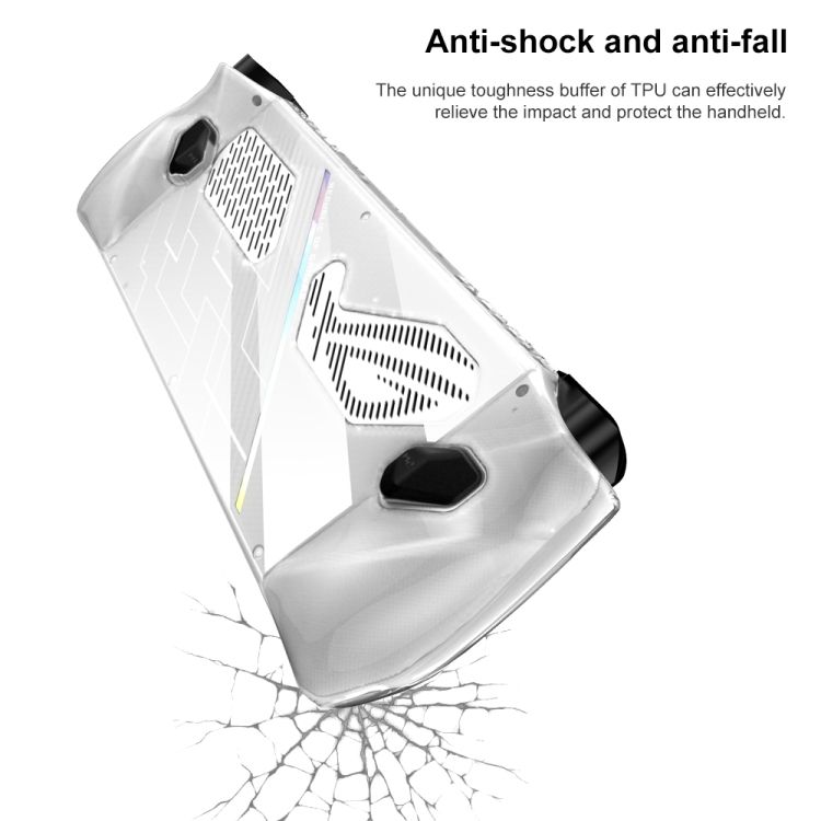 For ASUS Rog Ally Game Console TPU Case Cover TPU Case Transparent