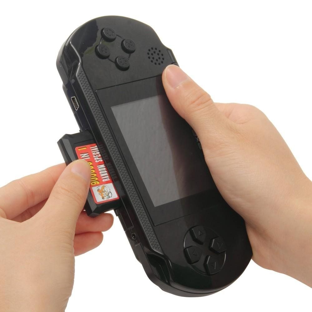 PXP3 Game Players Console 16 Bit 2.7 Inch Portable Handheld Video Game Retro Megadrive 150+ Games With 2pcs Game Card