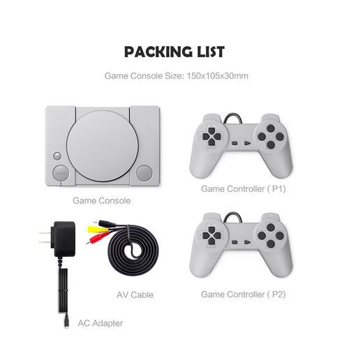 620 Games In 1Classic 8-bit PS1 Mini Retro Game Console