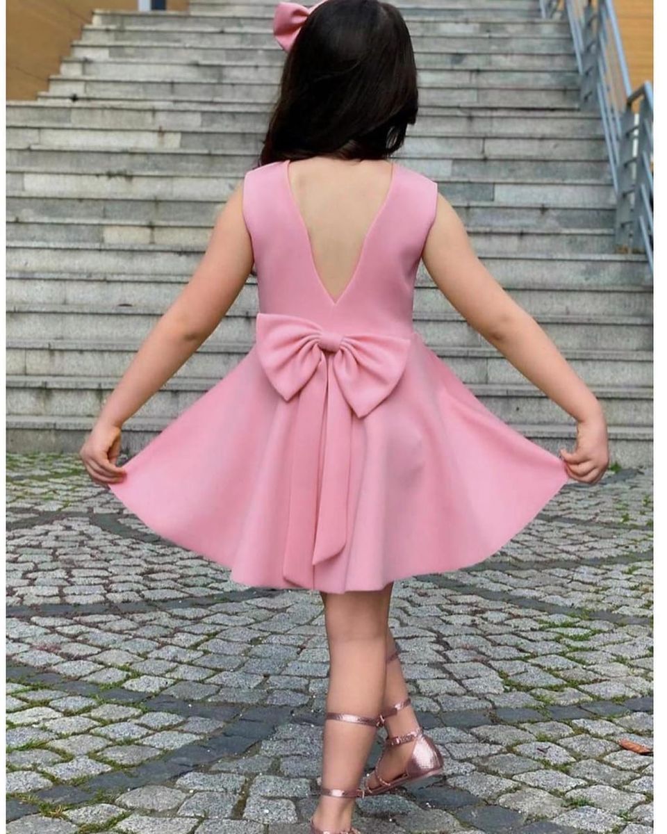 Girl's Dress Kids Children Newborn Baby Dinner Party Princess Dress Ball Gown