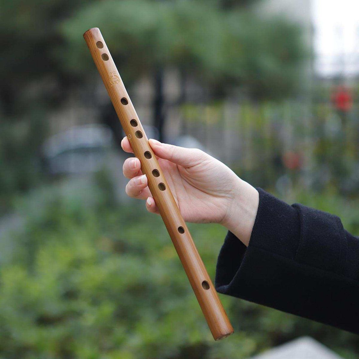 Traditional Handmade Chinese Musical Instrument Bamboo Wooden Key F