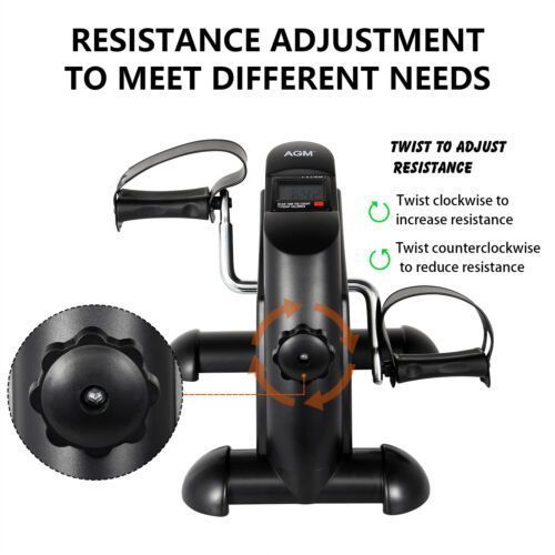 Mini Cycle Machine LCD Display Elderly Fitness Equipment
