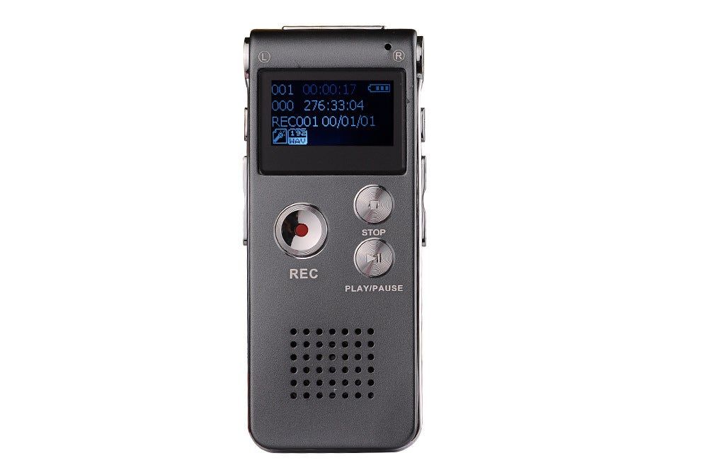 Rechargeable 8GB Audio/Sound/Voice Recorder MP3 Player USB