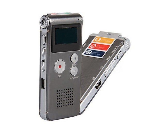 Rechargeable 8GB Audio/Sound/Voice Recorder MP3 Player USB