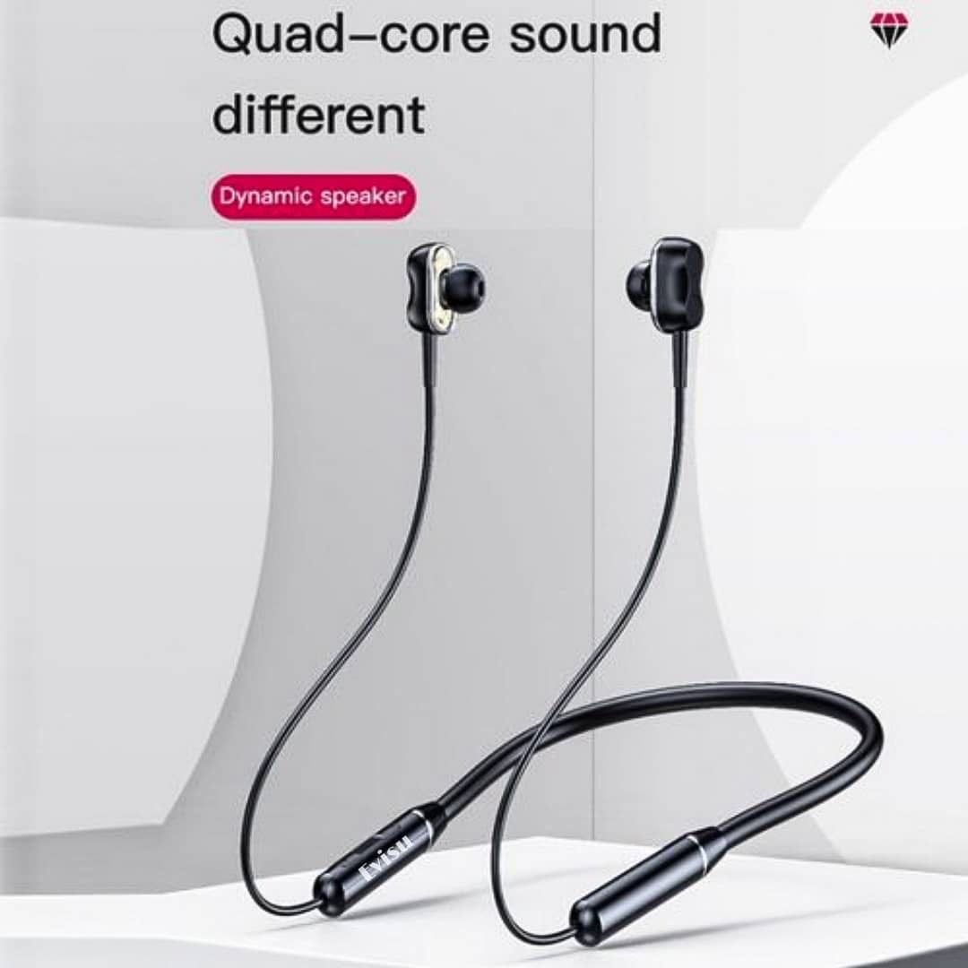 Bluetooth Earbuds Wireless Earphones  6D Stereo Bass Earpods Neck  Earpiece Airpods