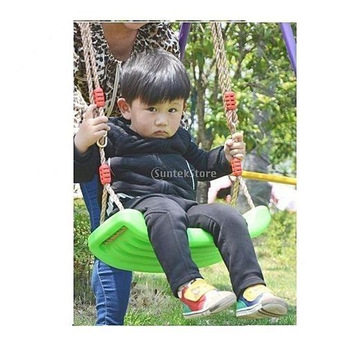 Outdoor Swing Set Seat With Rope
