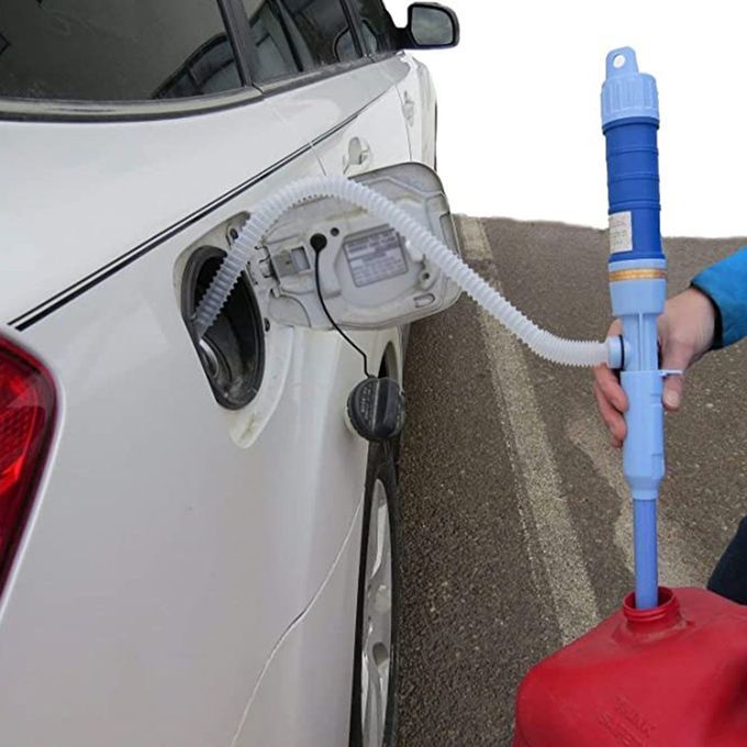 Electric Liq/uid Transfer Pump Short Section Electric Oil Pump Auto Accessories Blue