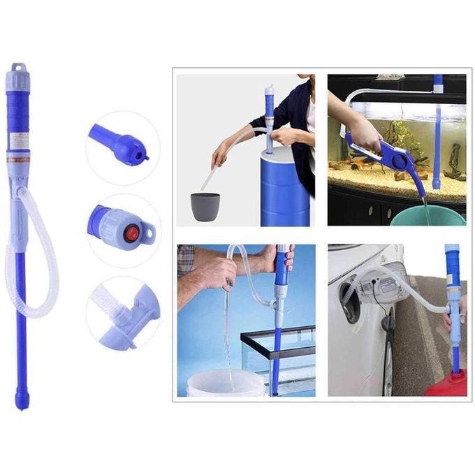Electric Liq/uid Transfer Pump Short Section Electric Oil Pump Auto Accessories Blue