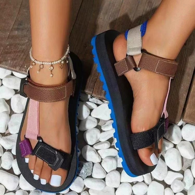 New Women's Colour Blocking Sandal