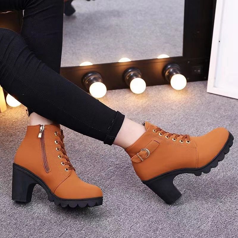 2021 Women Casual High Heels - Brown
