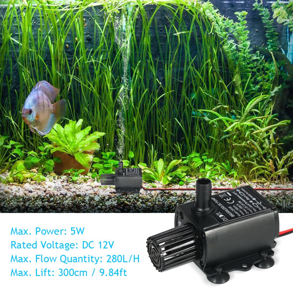 DC12V 5W Ultra-quiet Mini Brushless Water Pump