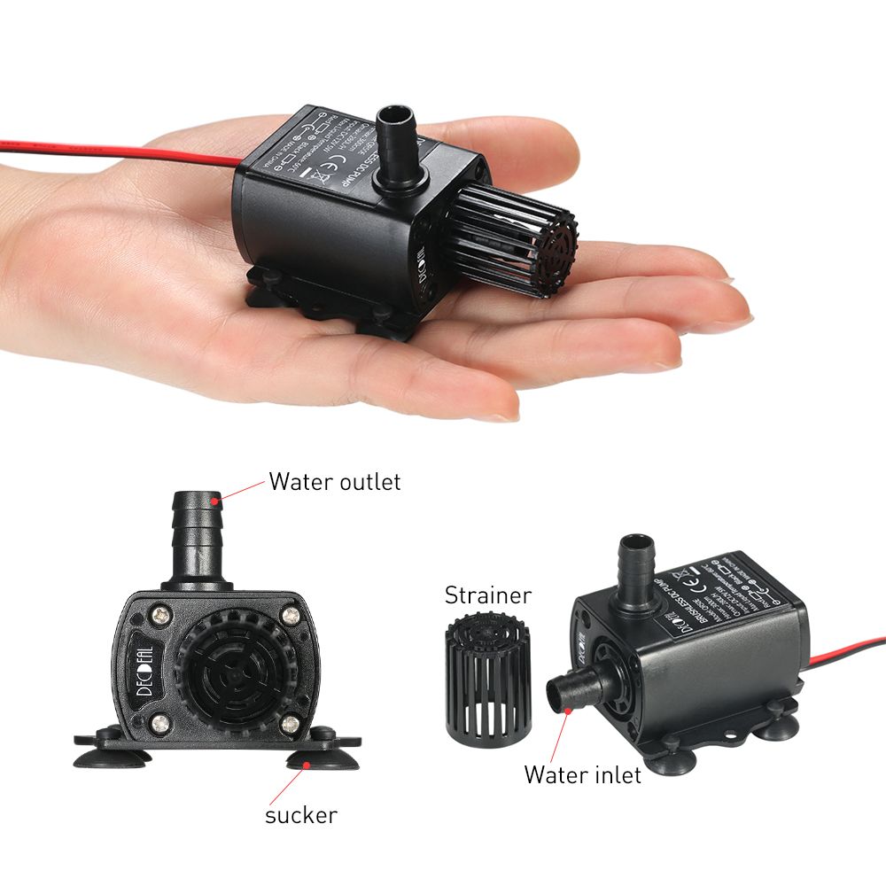 DC12V 5W Ultra-quiet Mini Brushless Water Pump
