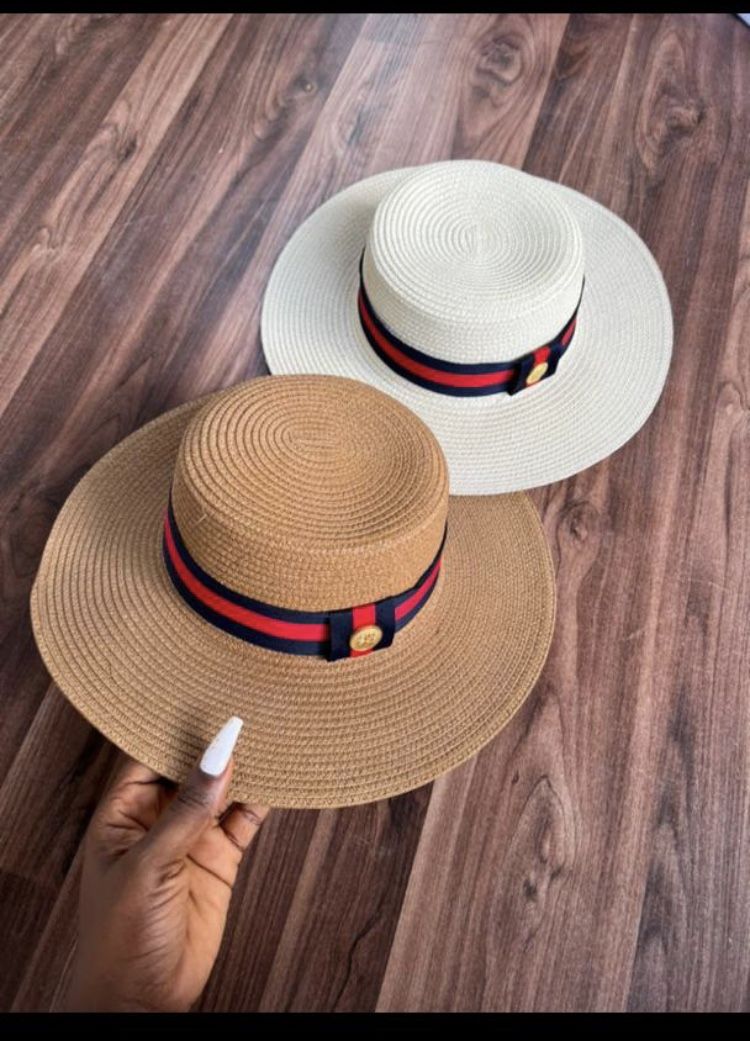 UNISEX BEACH 2 IN1STRAW HAT FASHION SUMMER HAT