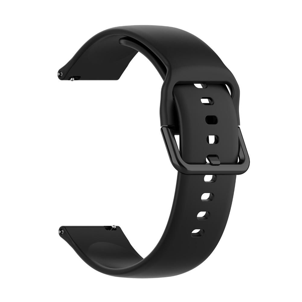 Replacement Silicone Adjustable Watch Band Wrist Strap-Black