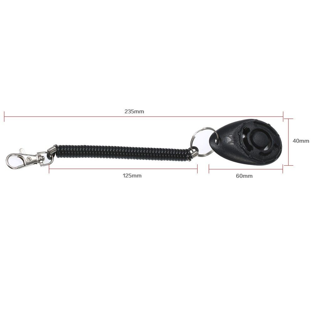 4pcs/set Dog Training Clicker With Elastic Spiral Wrist Band