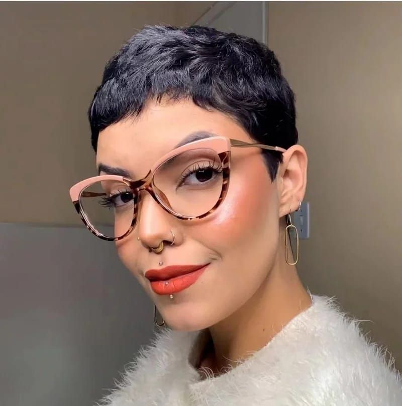 Classic Ladies Anti Blue Cat Eye Glasses