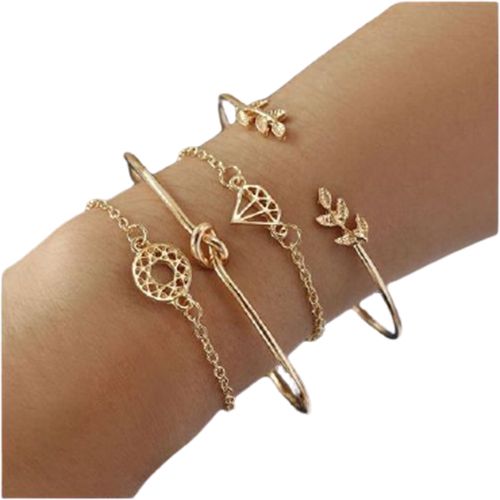 4Pcs/Set Women Bracelets Women Jewelry Fashion Accessorries..