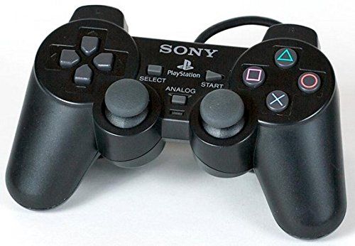 PS2 Analog Dual Shock 2 Controller Pad - Black