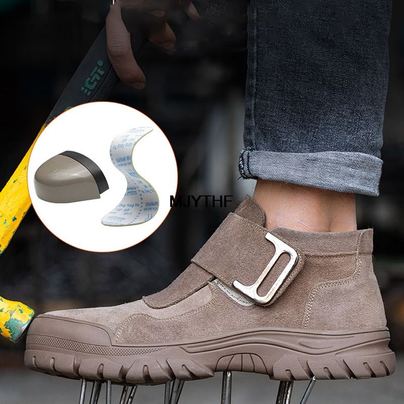 Outdoor Male Steel Toe Safety Shoes Men Work Shoes