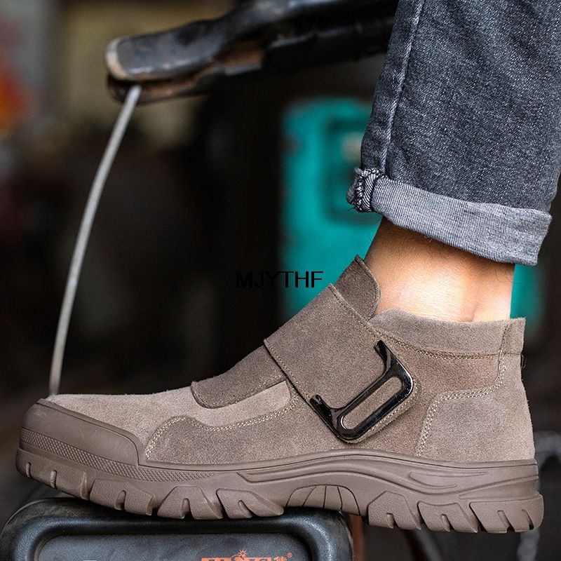 Outdoor Male Steel Toe Safety Shoes Men Work Shoes