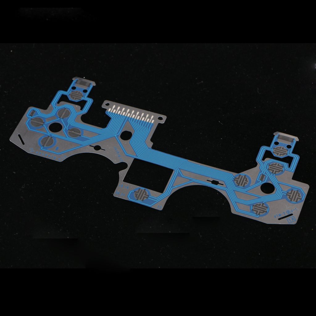 Conductive Film Ribbon Button Repair For   4 PS4 Controllers Blue