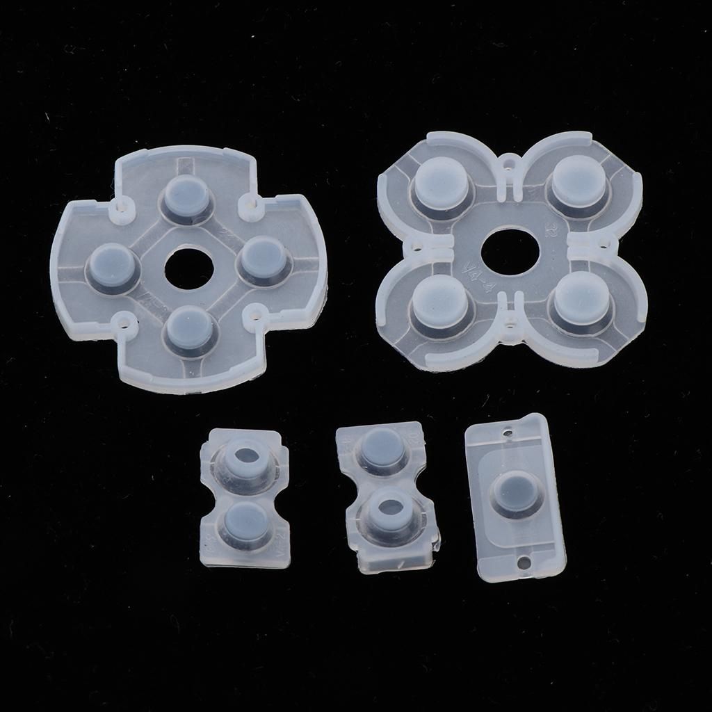 Replacement Rubber Conductive Button Pad Kit Suitable For PS4