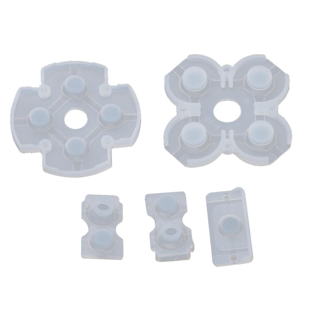 Replacement Rubber Conductive Button Pad Kit Suitable For PS4