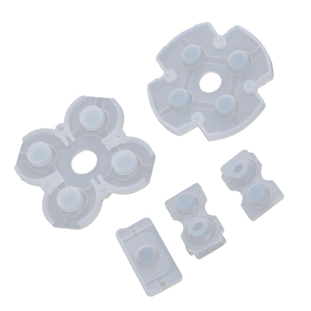 Replacement Rubber Conductive Button Pad Kit Suitable For PS4