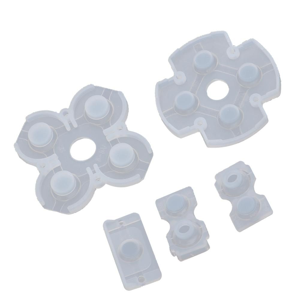 Replacement Rubber Conductive Button Pad Kit Suitable For PS4