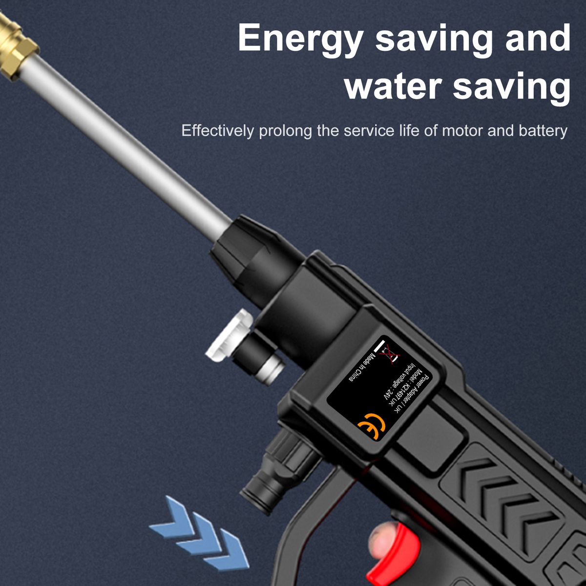 Cordless Power  Washer 300W High Power With 5in1 Nozzles
