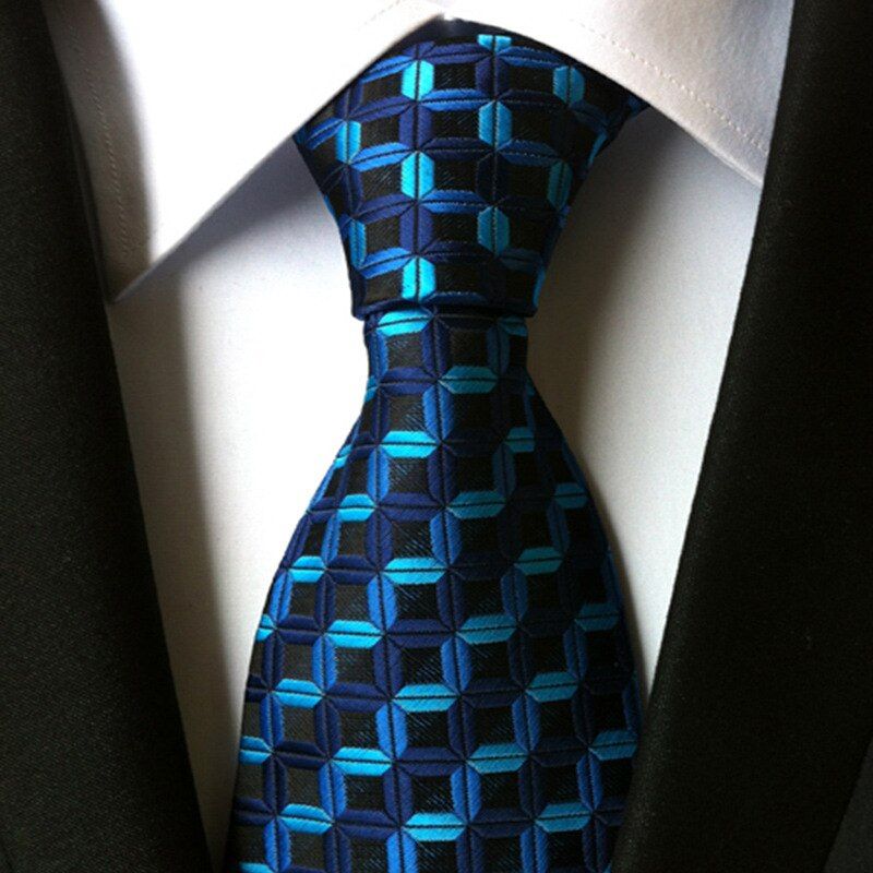 1PC 100% Silk Men's Ties Neck Ties 8cm
