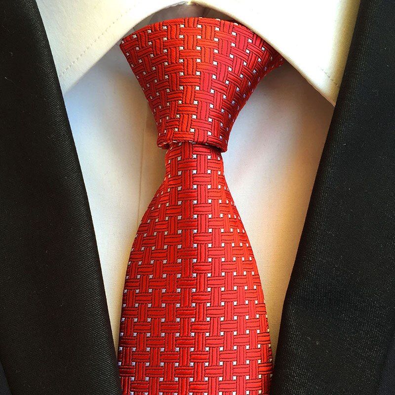 1PC 100% Silk Men's Ties Neck Ties 8cm