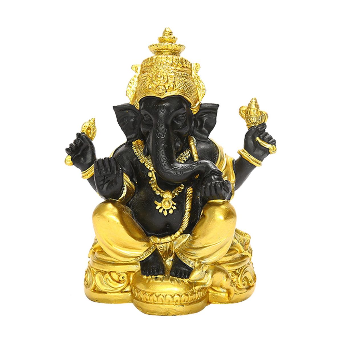 Rare Lord  Figurine Hindu Elephant God Buddha Statue