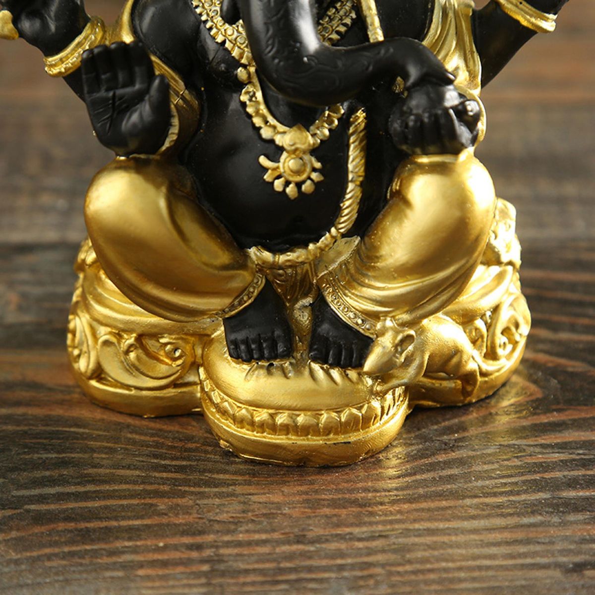 Rare Lord  Figurine Hindu Elephant God Buddha Statue
