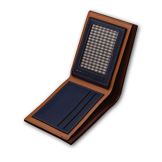 Executive Men's Wallet With Multiple Card Slots- Dark-Brown