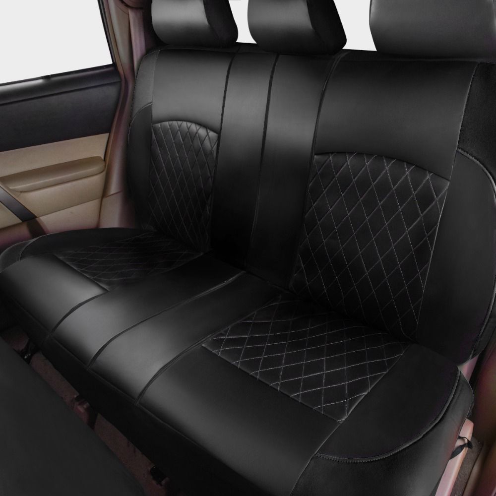9Pcs Car Seat Cover PU Leather Universal Protector Full Set