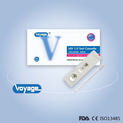 Voyage Rapid HIV Home Test Kit - Whole Blood Test FDA and ISO Approved - 2 Tests