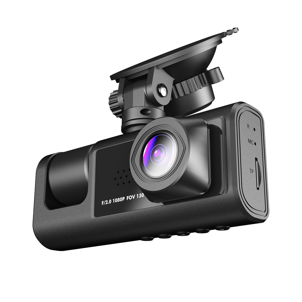 DVR Dash Car Camera Front & Inside Rear Camera Driving Recorder