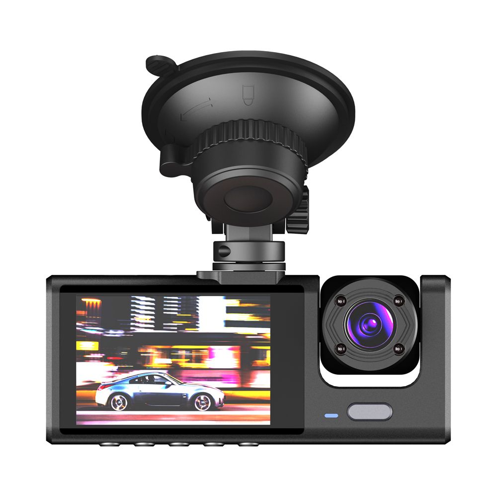 DVR Dash Car Camera Front & Inside Rear Camera Driving Recorder