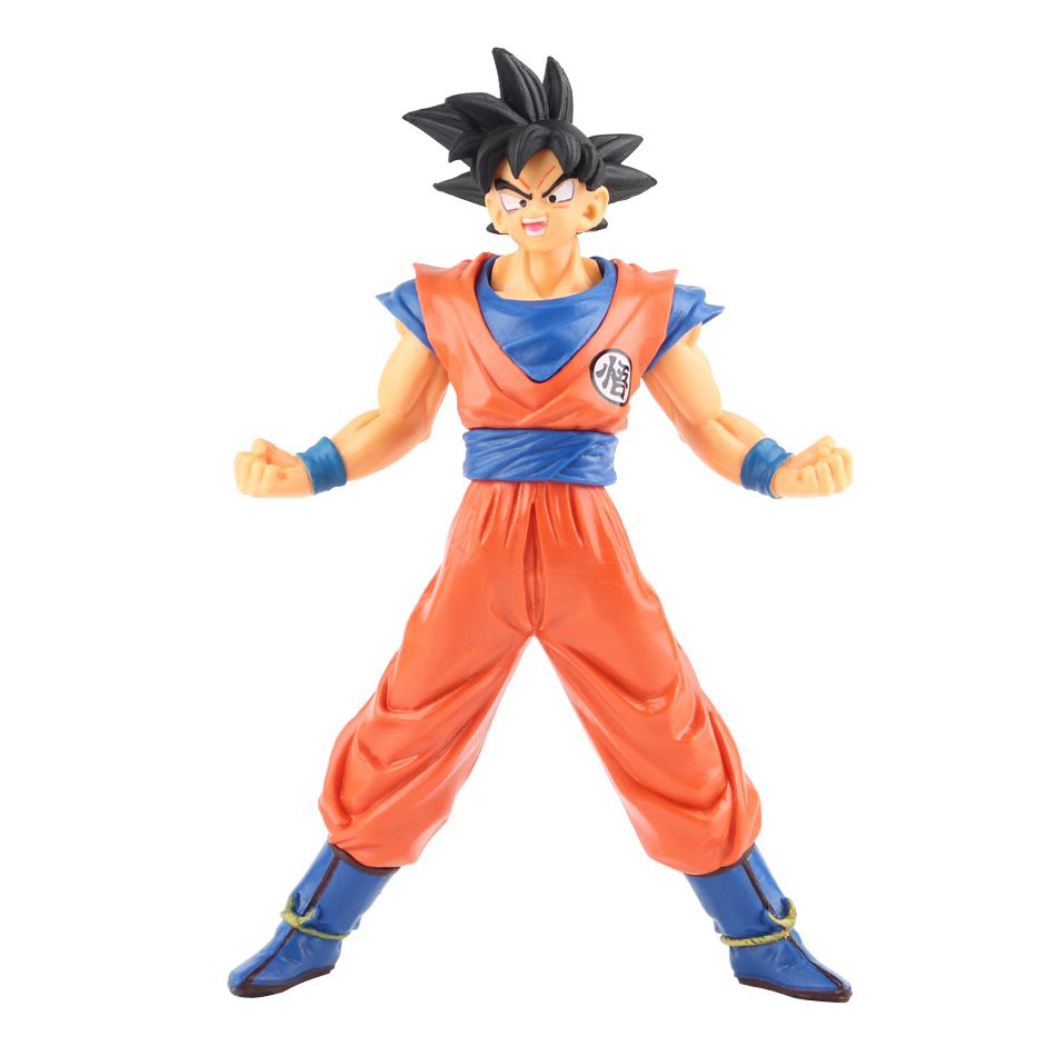 18cm Son Goku Super Saiyan Figure Anime Dragon Ball Goku DBZ Action Figure Model Gifts Collectible Figurines For Kids(No.#1)