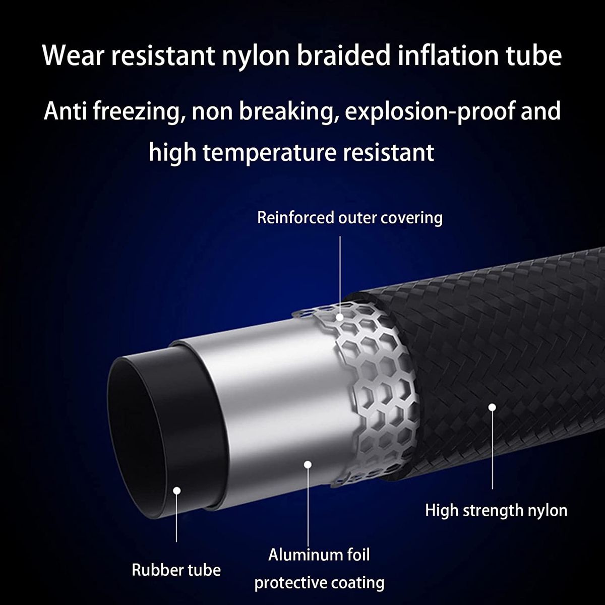 Speed Portable Car Tyre PumpAir Inflator Whit LED Lighting