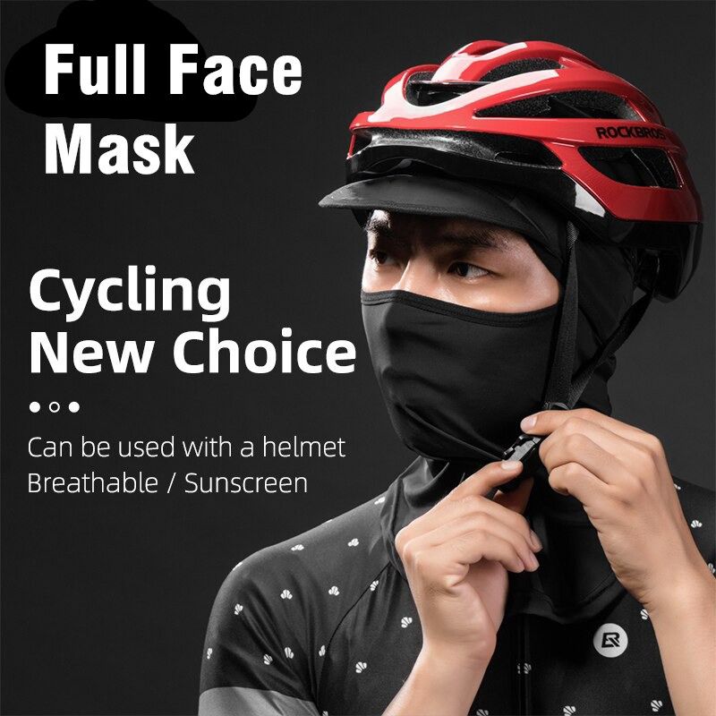 Motorcycle Full Face Sunshade Cover Cap Headscarf Band-Black