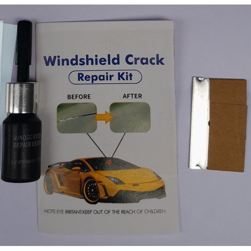 CRACK REPAIR FLUID, WINDSHIELD REPAIR KIT