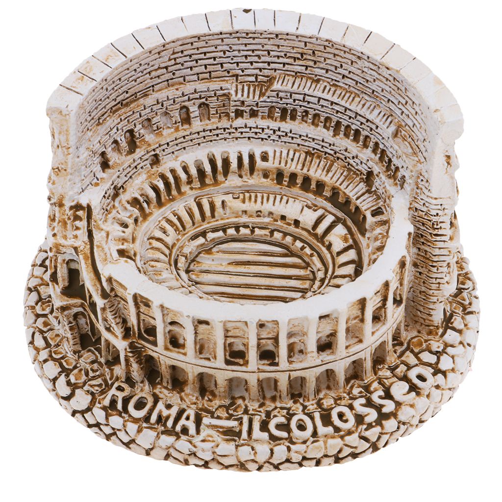 Resin Art Craft The Roman Colosseum Buildind Landmark For Sand Table