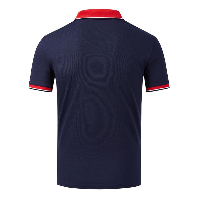 Men's Short Polo-navy
