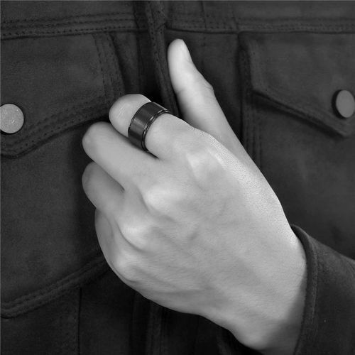 Classic 8mm Black Tungsten Rings