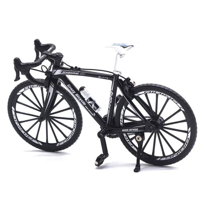 1/10 Simulation Alloy Racing Bike Road Bicycle Model-Black