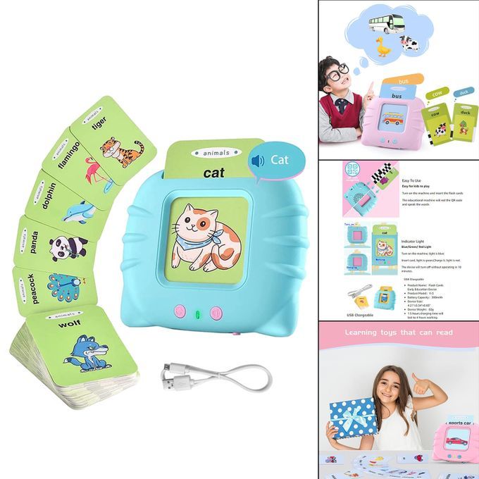 Pocket Vocab Talking Flash Cards, 2-8 Years Kids Learning